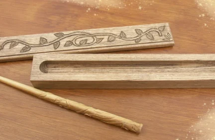 A Hand Crafted, Movie Inspired Wooden Wizard Wand