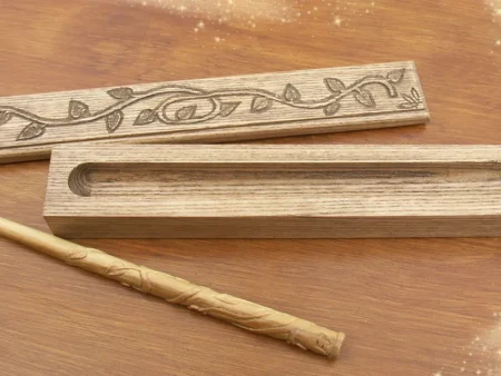 A Hand Crafted, Movie Inspired Wooden Wizard Wand